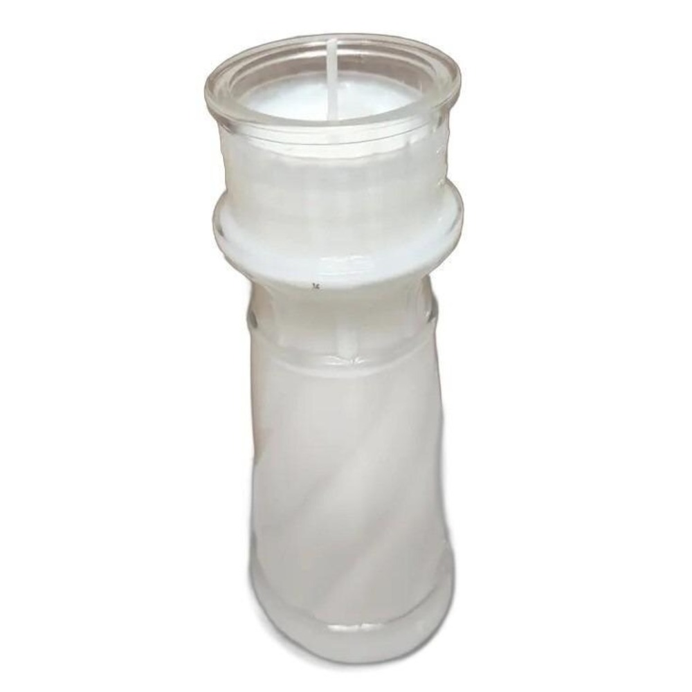 Handmade Coconut Scented Candle in Red Lobster 35th Anniversary Lighthouse Glass